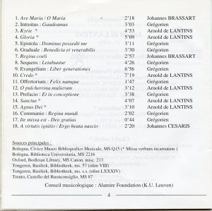 Lantins Content Arnold de Lantins - Missa Verbum incarnatum, with Psallentes