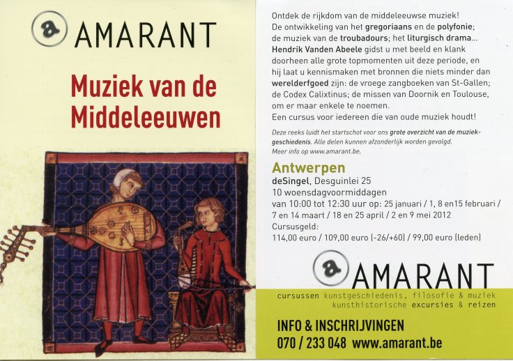 Musica Mediaevalis Hendrik Vanden Abeele Psallentes