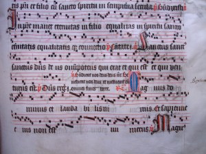 B-Gu Ms 15 fragment - Psallentes - Hendrik Vanden Abeele