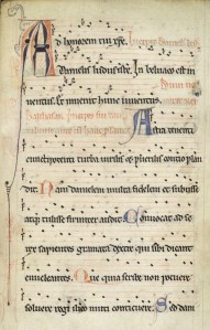 Ludus Danielis start on Psallentes site, text Hendrik Vanden Abeele