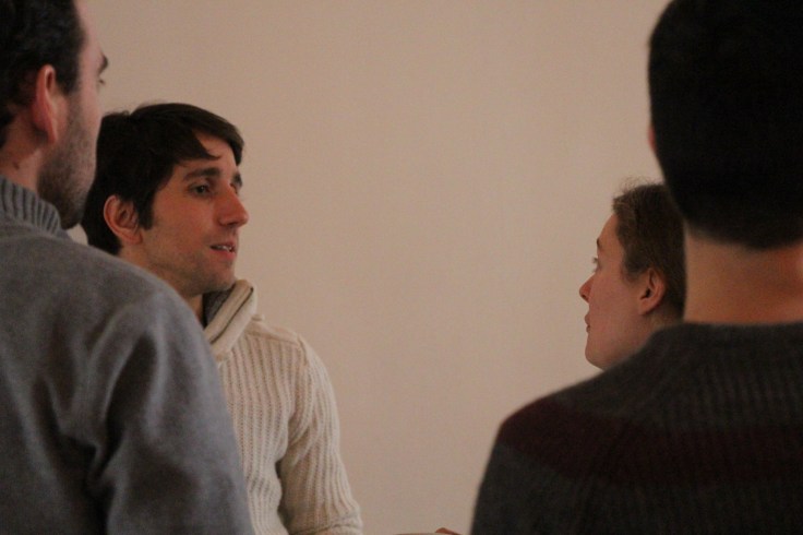 Adriaan at Psallentes lecture-recital Machault Messe de Notre Dame