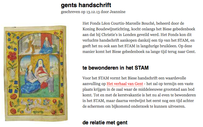 Biese gebedenboek - Site Psallentes Hendrik Vanden Abeele