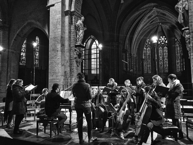 Psallentes met leden van Chœur de Chambre de Namur en Cappella Mediterranea.