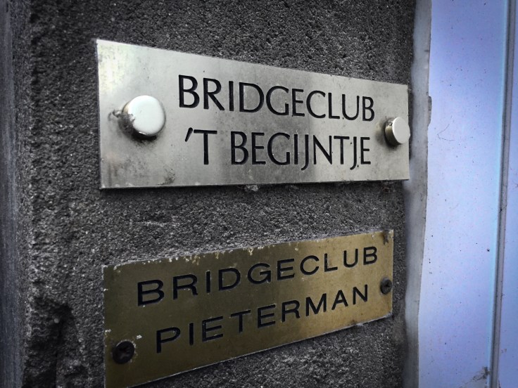 Bridgeclub 't Begijntje. Leuven, Koning Leopold I-straat, 16 december 2015, Foto Hendrik Elie Vanden Abeele