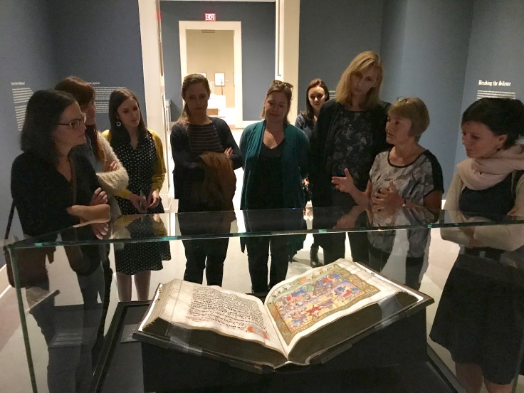 Tour of Salzinnes Exhibition with Psallentes and Judy Dietz